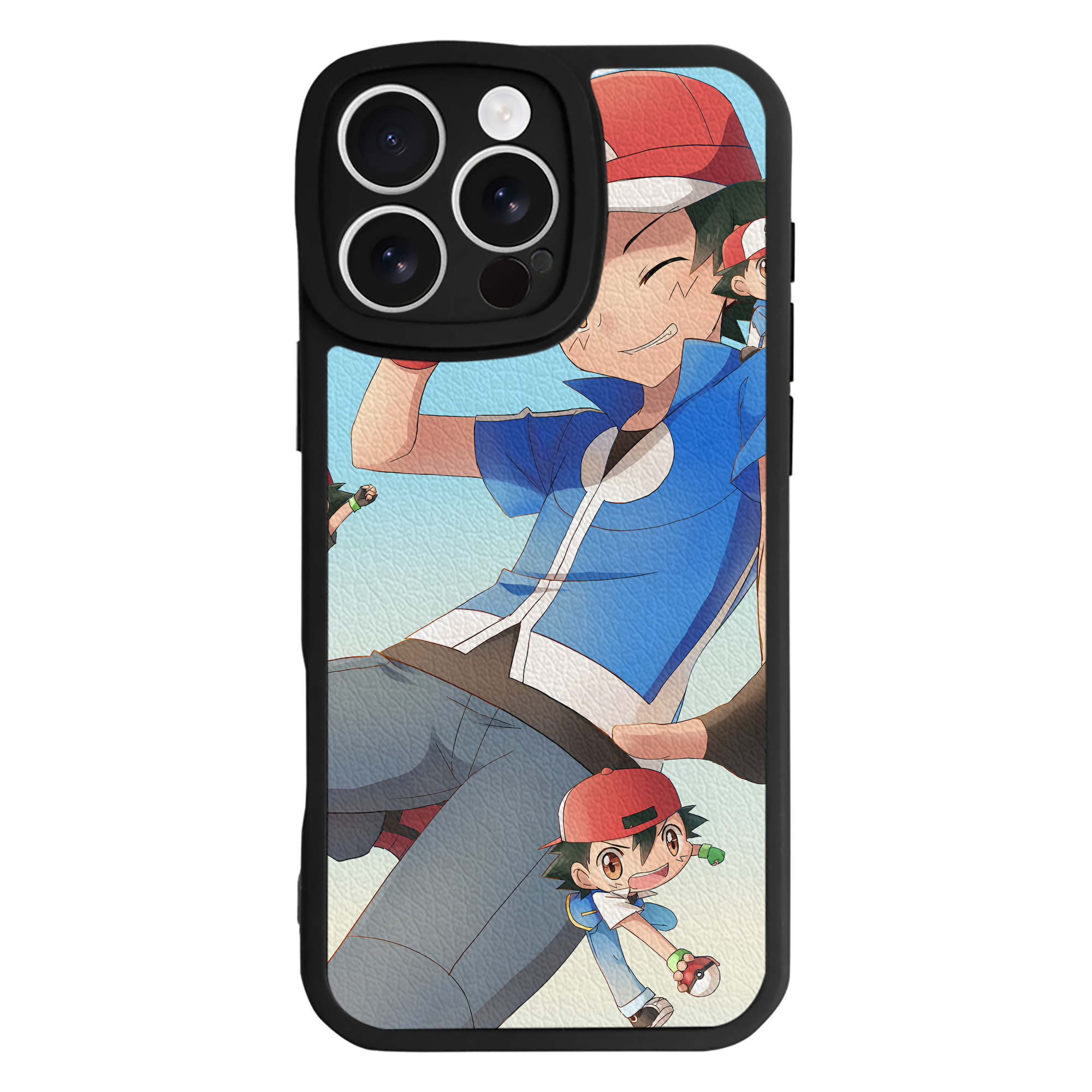 （画像用） ポケットモンスター Pokémon 【iPhone 16シリーズ対応】シリコンスマホケース（レザー調） 材質：シリコン